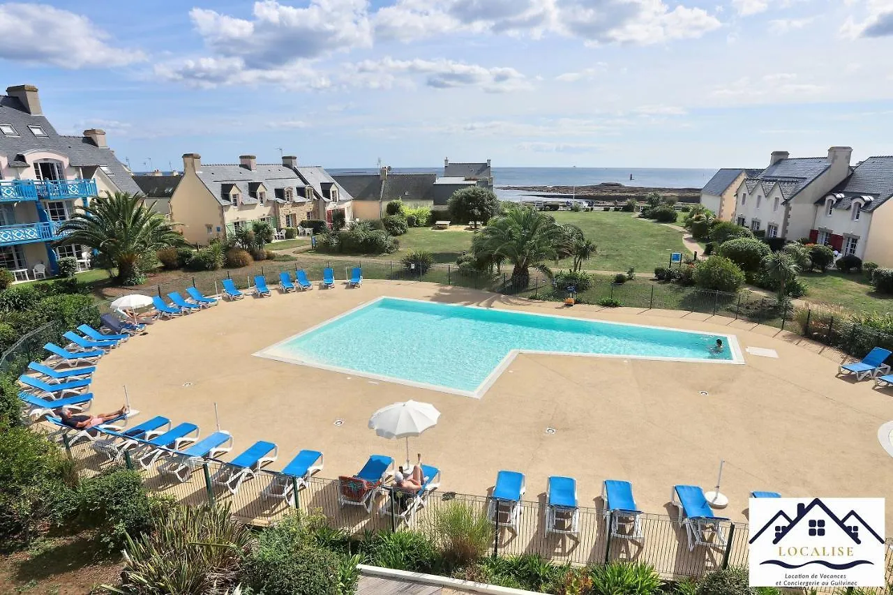 Localise - Maison E2 Au Guilvinec - A 20M De La Mer Avec Jardin Et Piscine - Tout A Pied, Plage, Port, Centre Commerces, Marche - Wifi Inclus - Vue Mer De La Chambre - Animaux Bienvenus - Linge De Lit Inclus