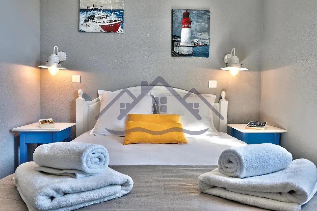 Localise - Maison E2 Au Guilvinec - A 20M De La Mer Avec Jardin Et Piscine - Tout A Pied, Plage, Port, Centre Commerces, Marche - Wifi Inclus - Vue Mer De La Chambre - Animaux Bienvenus - Linge De Lit Inclus 0*,  フランス